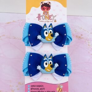 Moño Par Bluey
